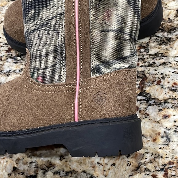 GUC GAME WINNER Boots Infant Girl’s Size 10.0 Camo & Pink Boots Girls Hunting - Picture 13 of 15